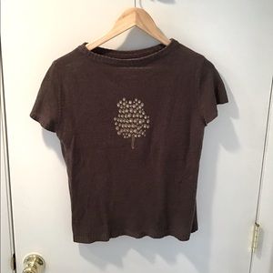 Cute Linen & cotton Knit top